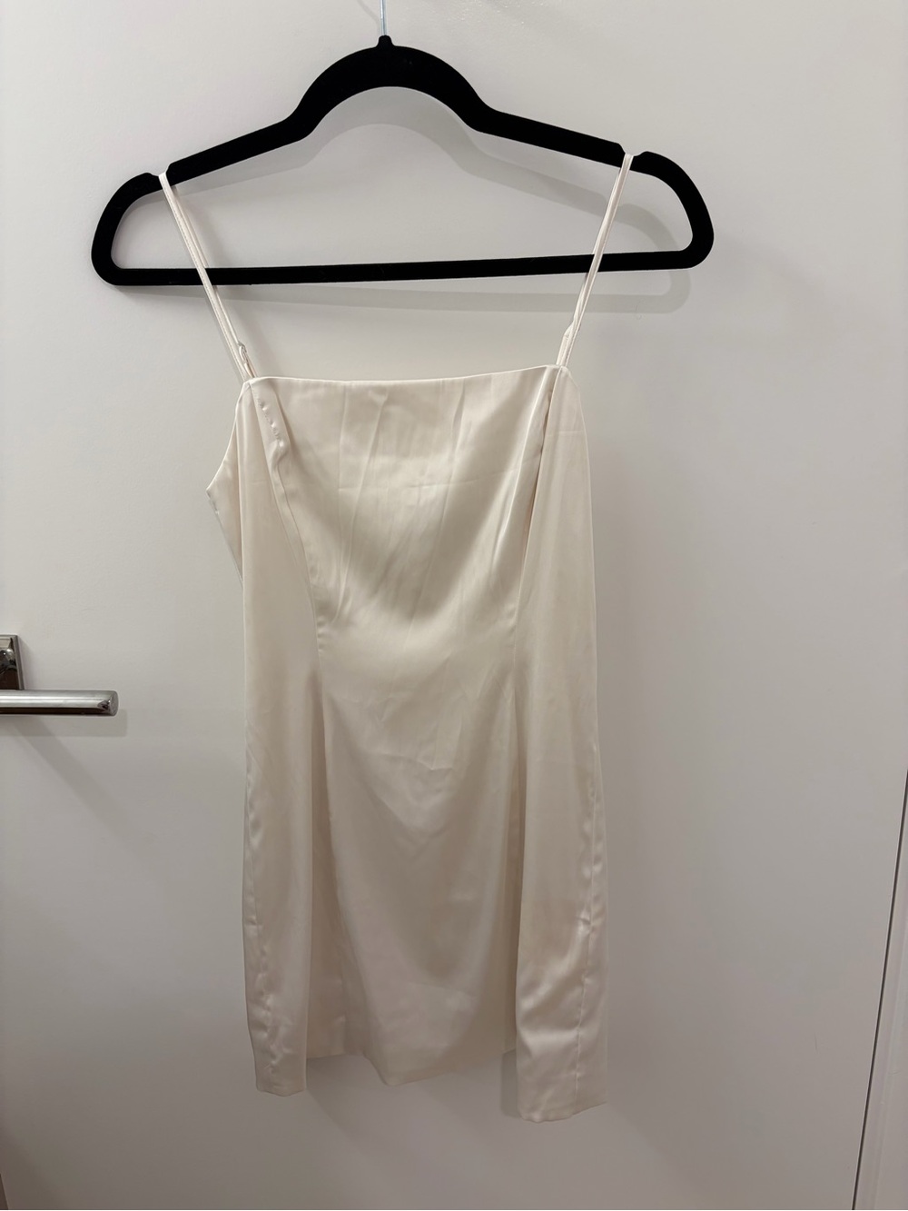 Aritzia Silky Ivory Slip Dress